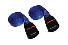 Malone 9 Feet Canoe and Kayak Cam Buckle Load Straps, 2 Pack, Blue