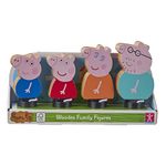 Peppa Pig Wooden Family Figures, Imaginative Play, Preschool Toys, fsc Certified Sustainable Toys, Gift for 2 - 5 Years Old