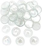 Baker Ross AX852 Glass Painting Stones - Pack of 40, Rock Painting for Kids Arts and Crafts Activities