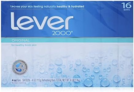 Lever 2000 Moisturizing Bar, Perfectly Fresh Original, 4-ounce Bars in 16-count Package