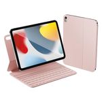 HOU Keyboard Case for iPad 10th Generation 10.9 inch 2022 – Smart Folio, Ultra Slim, Magnetic Charging, Adjustable Angle