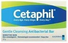 3 PACK OF Cetaphil Antibacterial Gentle Cleansing Bar 127G