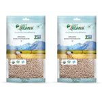 Just Organik - Organic Pearl Barley 1 Kg (2 x 500 g) |Jau | 100% Organic | Barley Grains | Contains Fiber | Heart Healthy | Provides Vitamins and Minerals | Chewy Texture Barley Seeds | Barley Pearls Organic | Barley 1 kg | Raw Barley seeds