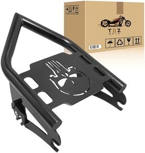 TDZ Black Detachable Luggage Rack for 2009-2025 Harley Touring Street Glide Road King Road Glide Electra Glide