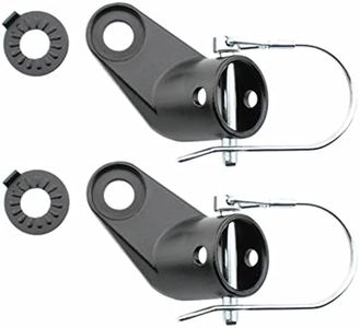 ODIER Bike Bicycle Trailer Coupler Steel Angled Elbow for Instep & Schwinn Bike Trailers (2 Pack Coupler)