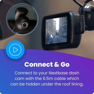 Nextbase 622GW 4K Dash Cam Front & Rear – WiFi, GPS, Dual Camera, Polarising Filter