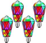 Kitmose 4 Pack Stained Glass Light 