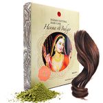 Henna & Indigo Powder - Brown Hair Dye - Fresh & Pure Organic - 200g - Indian Natural Hair Care