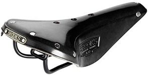 Brooks Saddles B17 Narrow Bicycle Saddle (Black Steel Rails, Black)