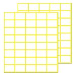 0.5" x 0.75", 1000 Pack, Matte White Labels Stickers - for Price Labels