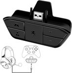 Stereo Headset Adapter for Xbox One/One S/Elite 1&2/Series S|X Controllers, Mic Headphone Adapter for Xbox One Controller, Headset Adapter Kit for Xbox One Xbox Series X|S