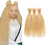 613 Bundles Blonde Kinky Curly Bund