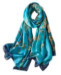 FAIRYGATE Womens Satin Scarf Silky Mulberry Scarves for Women Uk Womens Scarves Wraps Ladies Silky Designer Gifts for Older Women Head Scarfs Hair Bandana 79014