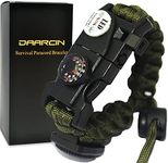 Daarcin 1pcs Survival Paracord Brac