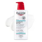 EUCERIN Complete Repair Moisturizing Lotion for Dry to Very Dry Skin, 5% Urea Lotion, Ceramide Lotion, Non Comedogenic and Non Greasy Body Lotion Fragrance Free, Dermatological Skin Care, 500mL