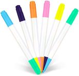 YR Dual Sided Neon Pens for Light Up LED Board, Neon Markers Applicable for Draw, Sketch, Create, Doodle, Art, Write, Learning Tablet, 6 Packs