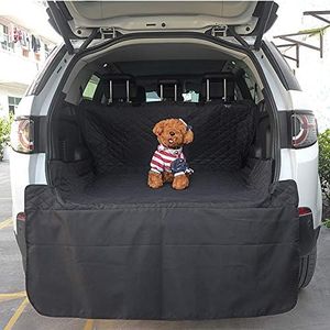 J&C Pet Cargo Liner,Cargo Cover for Dogs,Trunk Liner,Seat Protector for Cars,Heavy Duty Dog Car Seat Cover for SUV Trucks,Non Slip Waterproof Universal,Bumper Flap Protector