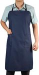 Waterproof Rubber Vinyl Apron W/ 2 