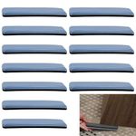 ANTHYTA Teflon Gliders Self-Adhesive Furniture Gliders Teflon 25 x 100 mm Square Teflon Gliders 25 mm Furniture Slide Set Self-Adhesive PTFE Sliding Surface Carpet Gliders for Heavy Furniture Carpet