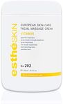 estheSKIN Vitamin Facial Massage Cream for European Skin Care, 33.8 fl.oz. / 1000 ml
