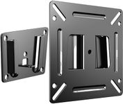 RV TV Mount Monitor Wall Mount Camper 14-24 Inch LED LCD Low Profile Flat Curved Screen TV or Computer, Small Fixed Monitor Bracket with Screw