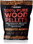 Kona 100% Mesquite Smoker Pellets, Intended for Ninja Woodfire Outdoor Grill, 2 lb Resealable Bag