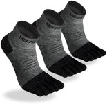 Merino Protect Merino Wool Toe Socks for Men&Women Hiking Socks Odor Resistant Crew Running Socks