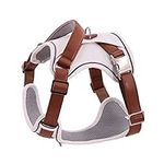 HuggieGems Leather Dog Harness for 