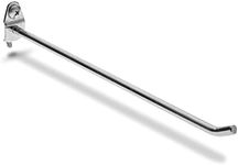 DuraHook Single Rod Pegboard Hook, Pack of 5, Silver