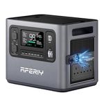 AFERIY P280 Portable Power Station 2800W, 2048Wh LFP Battery Expandable to 10.24kWh,1.5H Fast Charging, 2x140W USB-C Output, 220V-240V, Solar Generator for Camping, Home,Off-grid, 7-Year Warranty