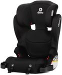 Diono Cambria 2XT XL, Dual Latch Connectors, 2-in-1 Belt Positioning Booster Seat, High-Back to Backless Booster with Space and Room to Grow, 8 Years 1 Booster Seat, Black Storm