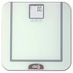 EatSmart Precision Tracker Digital Bathroom Scale w/ 400 lb. Capacity AccuTrack Software (Silver)