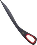 ALLEX Letter Opener Black Red 6.7" Sword Envelope Opener Knife, Japanese Stainless Steel Blade [Non-Stick Fluorine Coating], Mail Opener Paper Knife Tool All Metal, Made in Japan