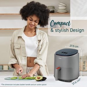 COSORI 3.8L Air Fryer Lite – Grey Compact Healthy Cooker
