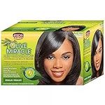 African Pride Olive Miracle Conditioning Anti-Breakage Hair Relaxer, 1 kit