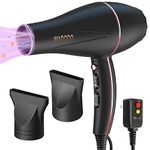 WADODO Ionic Hair Dryer, 2200W Professional Hair Dryer, Quick Drying, Travel Hair Dryer, AC Motor, Constant Temperature, Low Noise, Ion, Curly Hair Dryers, Hair Dryer for Women Men