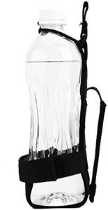 VGEBY Deportes al Aire Libre Botella de Agua Bolsa Nylon Molle Botella de Agua Titular Cinturón para Caminar Ciclismo Senderismo (Color : Negro)