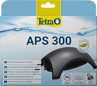 Tetra 143180 Pompa ad aria per acquari APS 300 - pompa a membrana silenziosa per acquari da 120-300 L, nera
