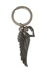 Angel Wing with Heart Keyring Exquisite Beautiful Unisex Charm Keychain For Luck and Protection