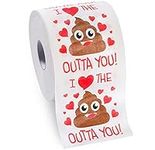 Husband Birthday Gifts by Aliza | Large Funny Gag Toilet Paper Roll – Excellent Gift for Wife Husband Boyfriend Girlfriend Friend Sister Brother Dad Mom - The Perfect Decoration for Your Party