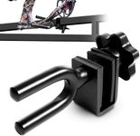 agustu Tree Stand Bow Holder - Universal Lightweight Hanger Ideal for Hunting While Climbing with 360° Rotation - Complete with Working Gloves