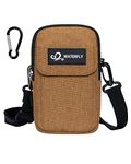 Waterfly Small Shoulder Crossbody Bag: Multifunctional Handbag Mobile Phone Bag Mini Belt Bag Bumbag Fanny Waist Pack EDC Pouch with Adjustable Strap Carabiner for Men Women Ladies