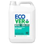 Ecover Concentrated Bio, Laundry Detergent Refill, Laundry Washing Liquid, Fresh Honeysuckle & Jasmine Scent, 1x 142 Washes, 1 x 5L