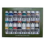 Vallejo Medieval Colors Paint Set, 17ml