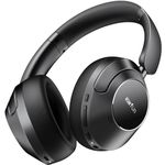 EarFun Wave Pro Hybrid Active Noise Cancelling Headphones, Wireless Over Ear Bluetooth Headphones, LDAC Hi-Res Audio, 80H Playtime, Comfortable Fit, 5-Mic Clear Calls, Multipoint Connection, EQ in APP