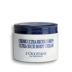 L'Occitane Ultra Rich Body Cream : Reduce Waste | Moisturize | Nourish | With Organic Shea Butter | Sensitive-Skin | Vegan | Jasmine Scent