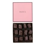 Pajoux Turkish Delight Chocolate Covered Rose Luxury Gift Box 150g (24 pcs) - Hand-Dipped Chocolate Turkish Delight - Turkish Delight Gift Box - Turkish Delight Rose - Vegan & Vegetarian Friendly