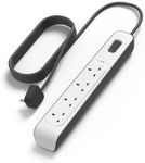 Belkin 4 Way/4 Plug 2 m Surge Protection Extension Lead Strip, White