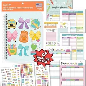 Undated Teacher Planner 2025-2026 - Lesson Planner Book for Teachers, Teacher Lesson Planner 2025-2026, Teacher Lesson Plan Book, Homeschool Planner