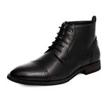 Bruno Marc Men's Dress Ankle Boots Cap Toe Lace-up Oxford Boot Black Size 11 M US Warner-2